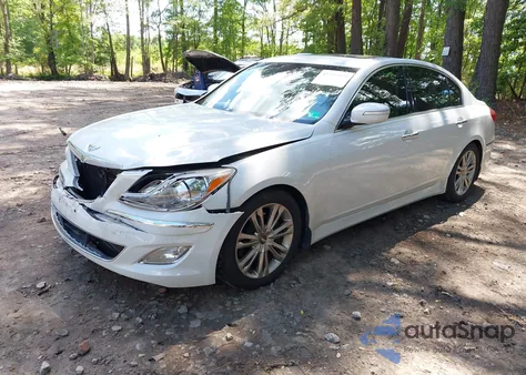 2012 Hyundai Genesis 3.8 из США, поврежденный, VIN KMHGC4DD6CU185562